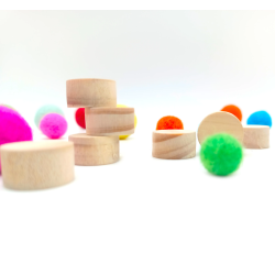 Pivot en bois 16,5mm pour anneaux d'anniversaire