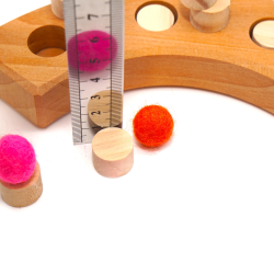 Pivot en bois 16,5mm pour anneaux d'anniversaire