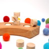 Anello di compleanno in legno, Montessori Bambini corona
