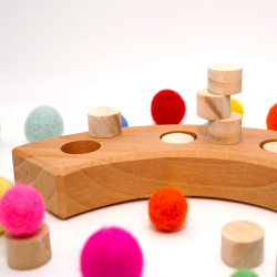 Pivot en bois 16,5mm pour anneaux d'anniversaire