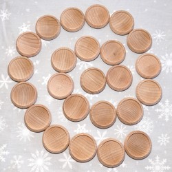 Spirale de l'Avent Calendrier de l'Avent Spirale en bois