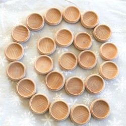 Adventsspirale Adventskalender Teelicht Kerzentülse Jahreszeitentisch Advent