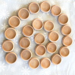 Adventsspirale Adventskalender Teelicht Kerzentülse Jahreszeitentisch Advent