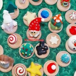 Accessoires en feutre pour Spirale de l'Avent Calendrier, décor de Noël