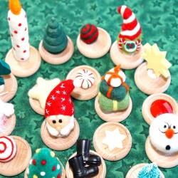 Accessoires en feutre pour Spirale de l'Avent Calendrier, décor de Noël