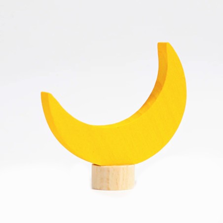 Mond Grimms Motivstecker Jahresringe Holzstern