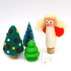 accessories for Christmas calendar, stocking stuffers toddler Waldorf