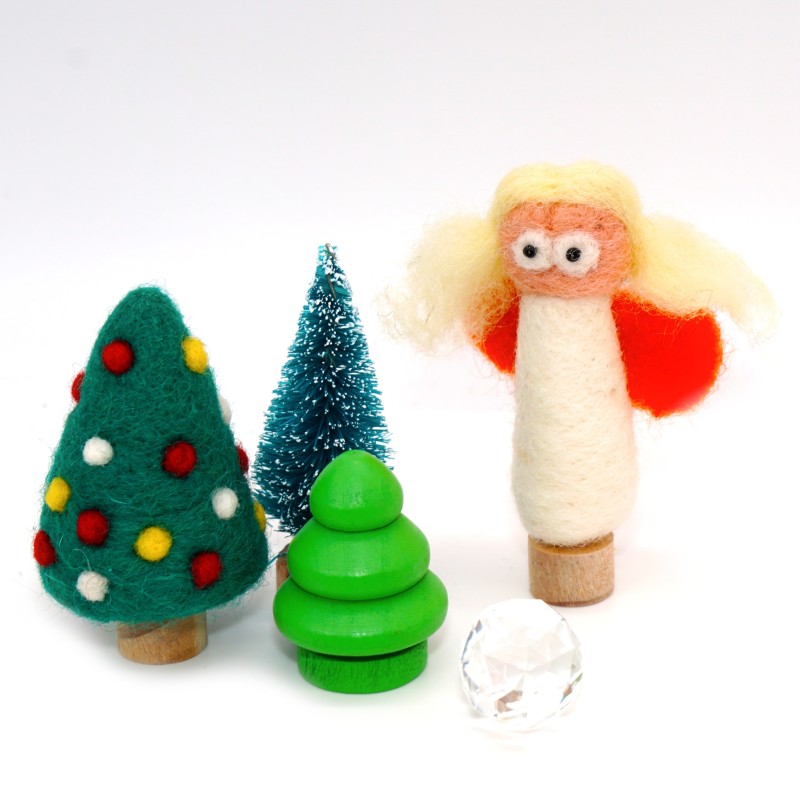 accessories for Christmas calendar, stocking stuffers toddler Waldorf
