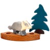 Wooden badger for Grimms, gifts for Grimms, wood badger