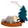 Birthday rings green tree  as plug-in figure Grimms, Christmast tree