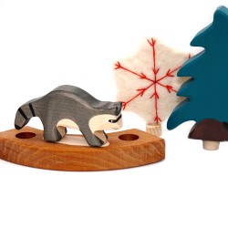 Wooden badger for Grimms, gifts for Grimms, wood badger
