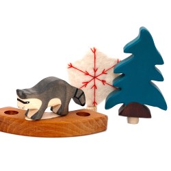 Wooden badger for Grimms, gifts for Grimms, wood badger
