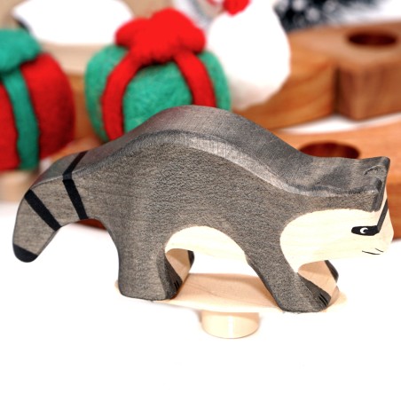 Wooden badger for Grimms, gifts for Grimms, wood badger