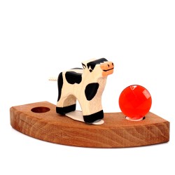 Wooden calf for Grimms, gifts for Grimm´s, wood calf