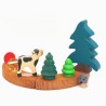 Wooden calf for Grimms, gifts for Grimm´s, wood calf
