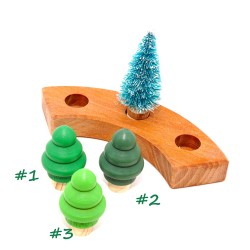 Christmas motifs Set of 4 Annual ring plugs Grimms annual ring