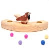 Geburtstagsringe Spatz für Grimms, Holz Spatz Stecker
