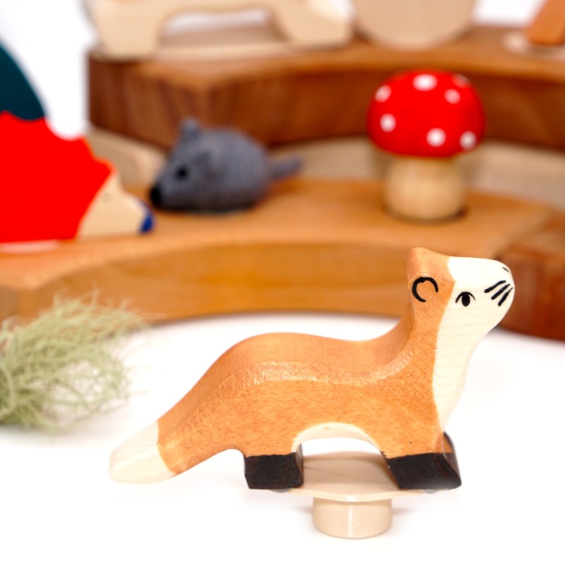 Wooden marten Grimms, gifts for Grimms, wood marten decoration plug Wooden marten Grimms, gifts for Grimms, wood marten decoration plug