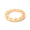 Anello di compleanno in legno, Montessori Bambini corona