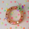 wooden birthday ring, toddler candle decorative ring, Waldorf year
