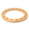wooden birthday ring, toddler candle decorative ring, Waldorf year