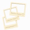 Polaroid Rahmen personalisiert, Geschenke mit Gravur Oma Papa