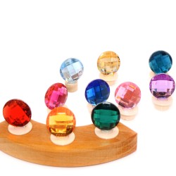 Glitzerstein Stecker für Geburtstagsringe Grimms