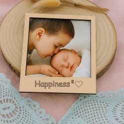 Polaroid Rahmen personalisiert, Geschenke mit Gravur Oma Papa