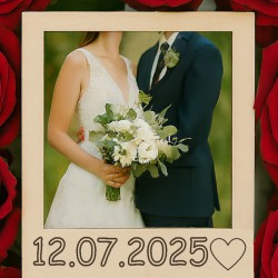 Polaroid wooden frame