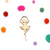 Ballerina Tänzerin Holz Anhänger, Mädchen Baby Mobile DIY Zubehör