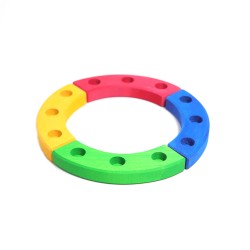 wooden birthday ring, toddler candle decorative ring, Waldorf year