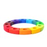 Anello di compleanno in legno, Montessori Bambini corona