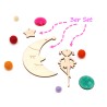 DIY Mobile sleeping 3er set, moon for DIY Baby Mobile, gifts for Baby
