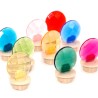 Kaleidoscope plugs for Grimms, glitter stones children birthday
