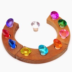 Geburtstagsringe Diamanten geschliffene Steine Grimms Stecker