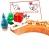Geburtstagsringe Schlitten Steckfigur Grimms, Grimms Schlitten Geschenk Set