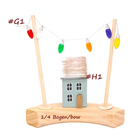 Light bulb garland plugs