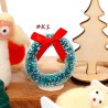 Winter plug Christmas motif plug Annual rings