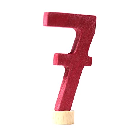 Zahlenstecker 7 Grimms Jahresringe