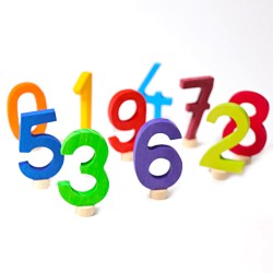 Number 0 Grimms birthday plug annual rings