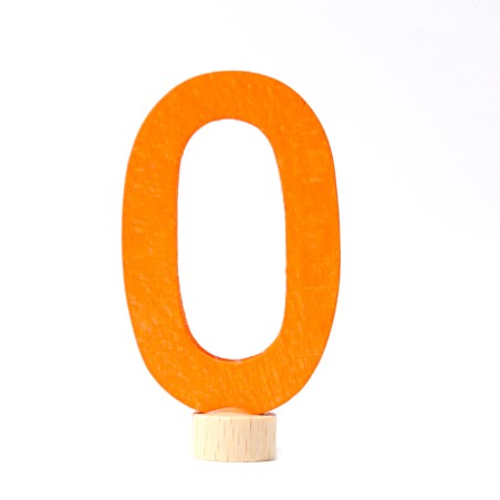 Number 0 Grimms birthday plug annual rings