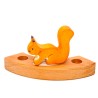 Eichhörnchen Geburtstagsstecker Holztiere Schnuffelinis