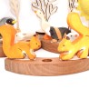 Squirrel birthday wooden animals