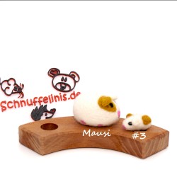 Meerschweinchen Geburtstagsringe Motivstecker Mausi Schnuffelinis