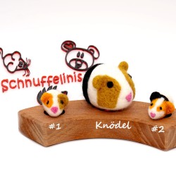 Meerschweinchen Geburtstagsringe Motivstecker Knödel Schnuffelinis