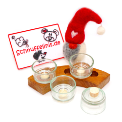 tea light glas Set Schnuffelinis