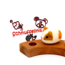 Meerschweinchen Geburtstagsringe Motivstecker Maxi Schnuffelinis