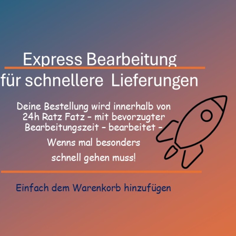 Express processing shipping Schnuffelinis