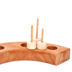 Plugs with stick DIYs for your ideas for Grimms birthday rings