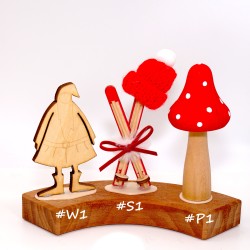 Ski Motivstecker für Grimms Schnuffelinis